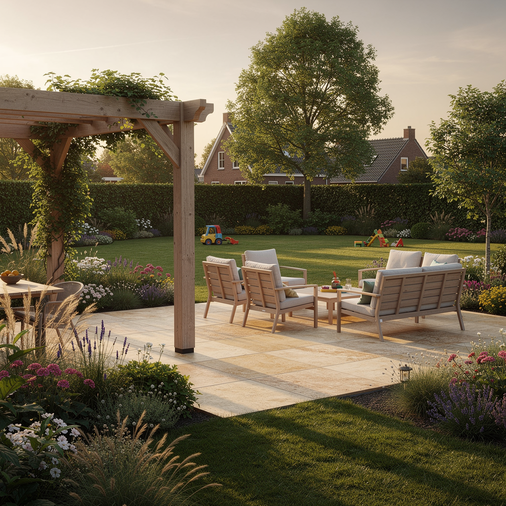 Homepage-concept voor een hoveniersbedrijf -- rust, vakmanschap, vertrouwen